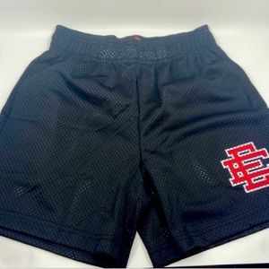 Eric Emanuel men’s small shorts, red/Black